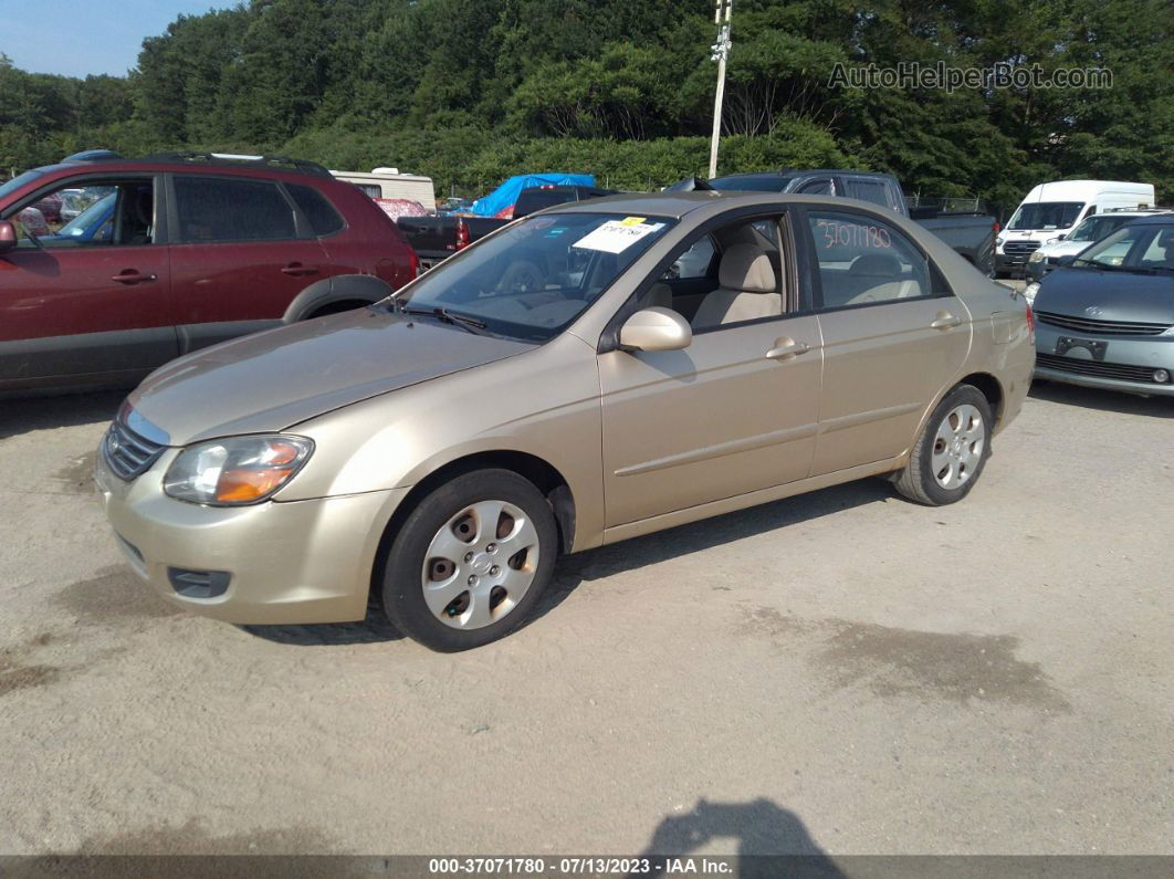 2009 Kia Spectra Ex Золотой vin: KNAFE222695652981