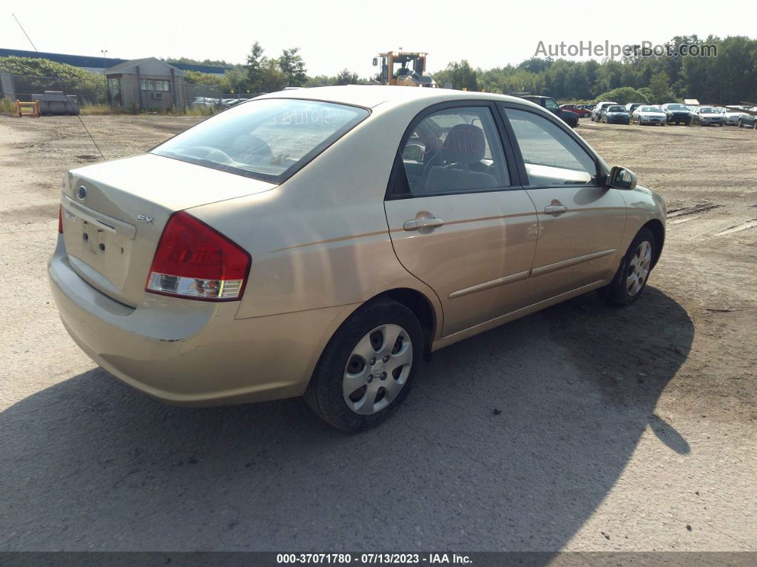 2009 Kia Spectra Ex Золотой vin: KNAFE222695652981