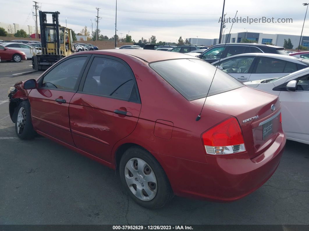 2009 Kia Spectra Ex Red vin: KNAFE222695668131