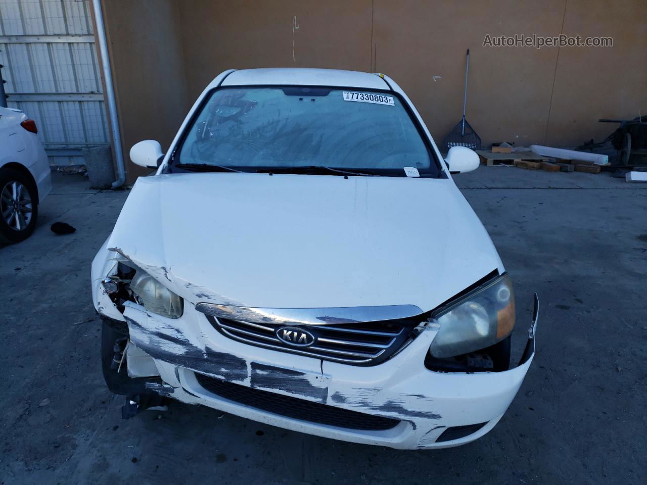 2009 Kia Spectra Ex White vin: KNAFE222795668994