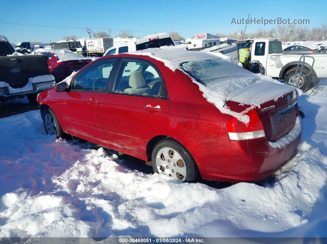 2009 Kia Spectra Ex Темно-бордовый vin: KNAFE222895619805