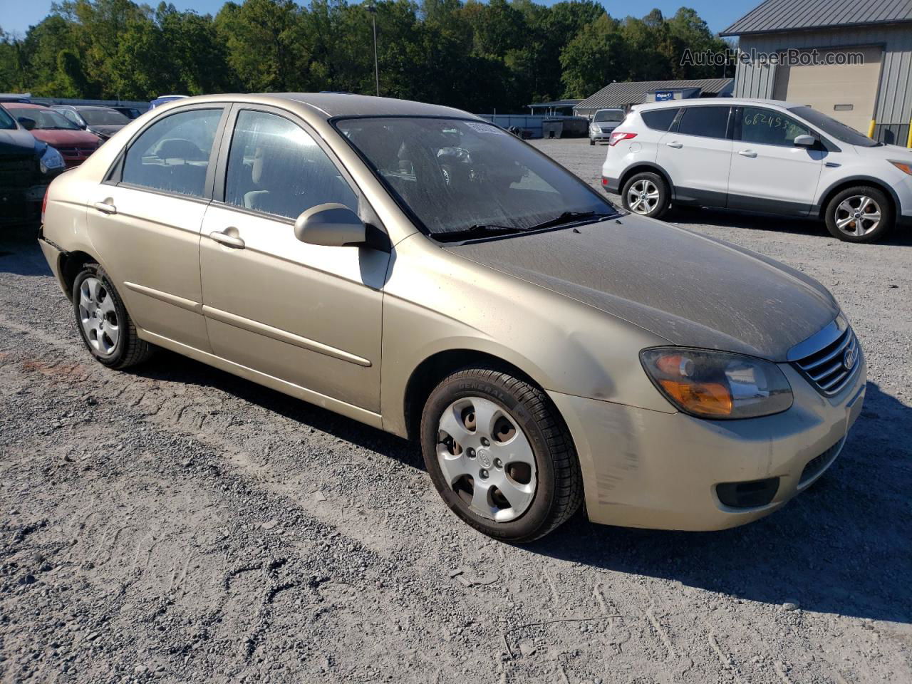 2009 Kia Spectra Ex Tan vin: KNAFE222895666655