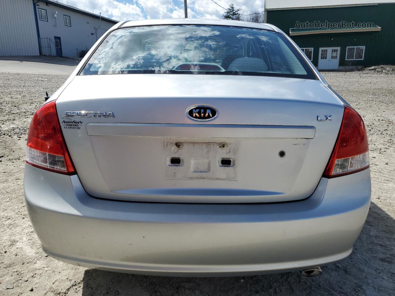 2009 Kia Spectra Ex Silver vin: KNAFE222995605637