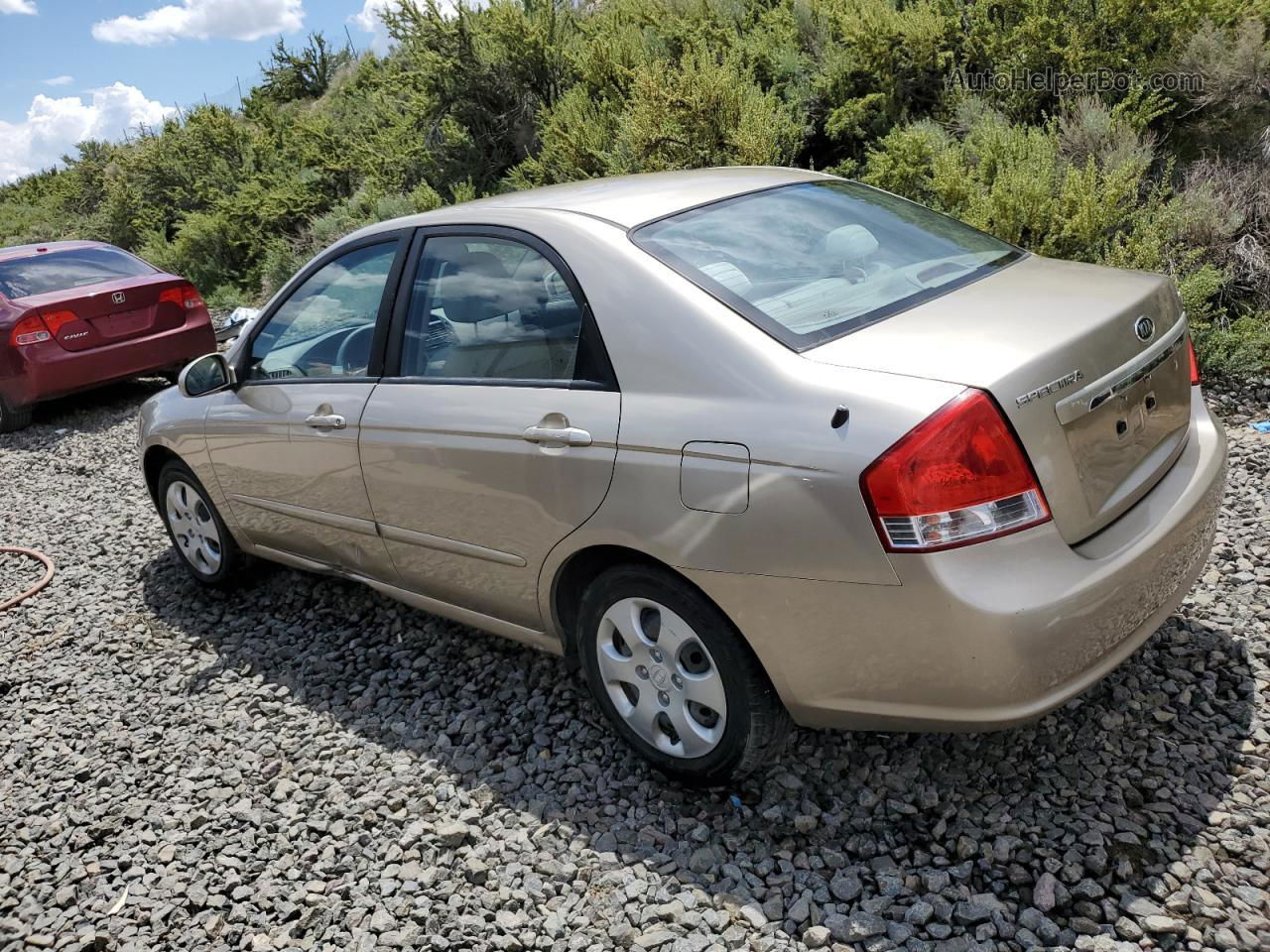 2009 Kia Spectra Ex Tan vin: KNAFE222995617898