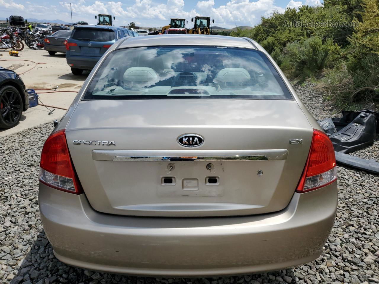 2009 Kia Spectra Ex Tan vin: KNAFE222995617898