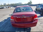 2009 Kia Spectra Ex Burgundy vin: KNAFE222995621756