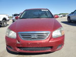 2009 Kia Spectra Ex Red vin: KNAFE222995643434