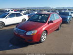 2009 Kia Spectra Ex Maroon vin: KNAFE222X95641272