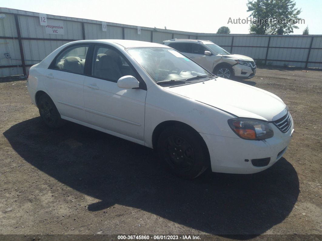 2009 Kia Spectra Ex White vin: KNAFE222X95662154