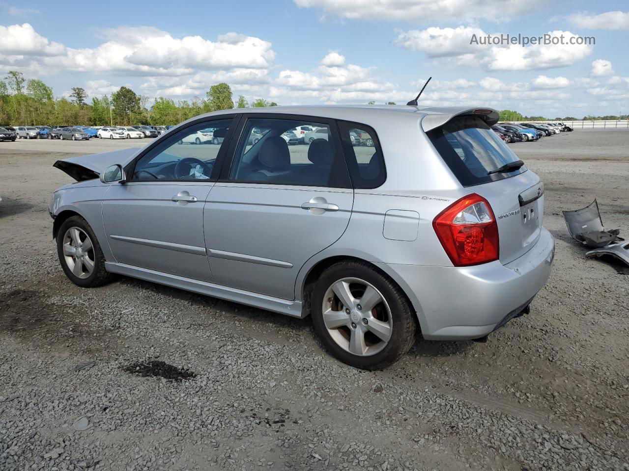 2009 Kia Spectra Sx Silver vin: KNAFE241095023981