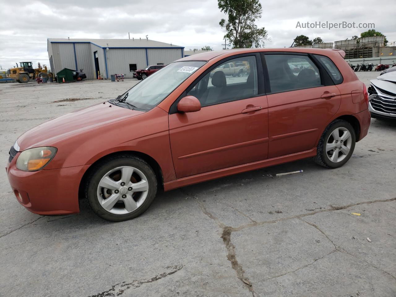 2009 Kia Spectra Sx Orange vin: KNAFE241595022485