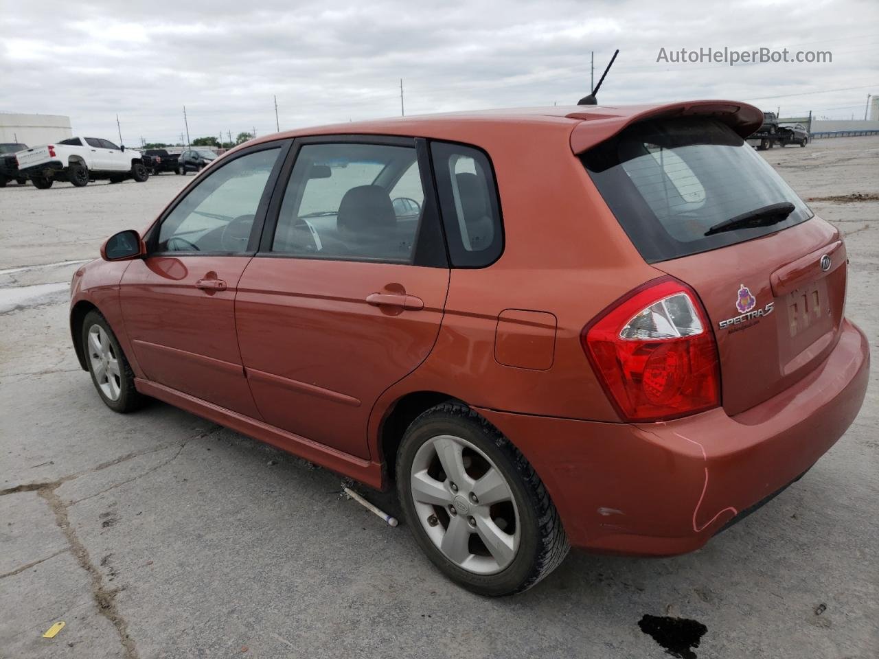 2009 Kia Spectra Sx Orange vin: KNAFE241595022485