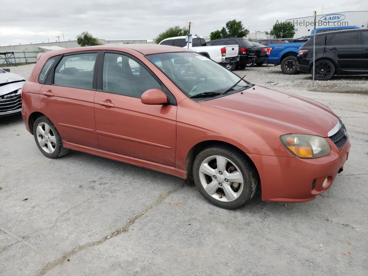 2009 Kia Spectra Sx Orange vin: KNAFE241595022485