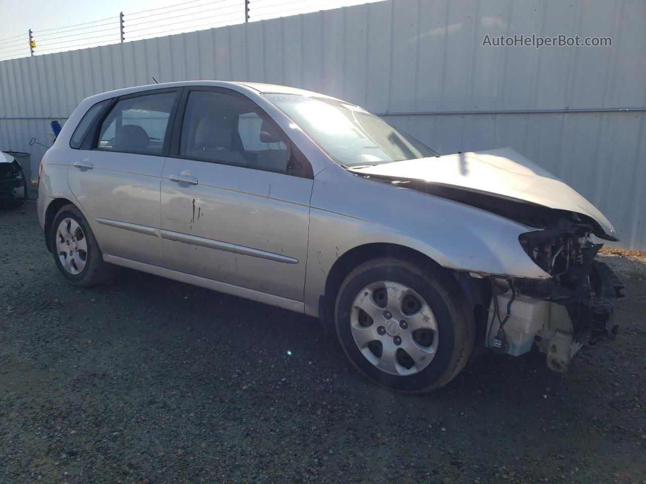 2009 Kia Spectra Sx Silver vin: KNAFE241995608607