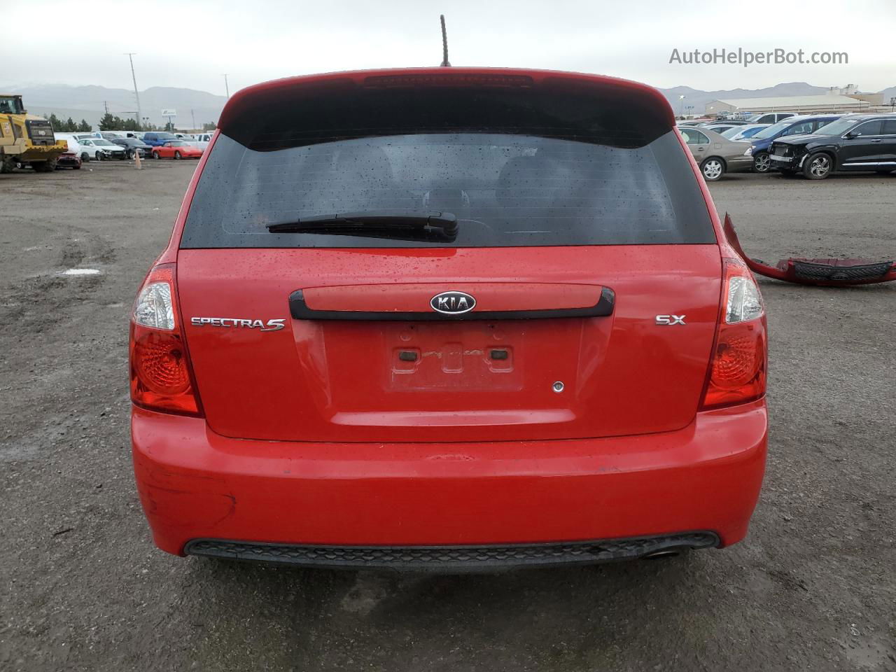 2009 Kia Spectra Sx Red vin: KNAFE242495025144