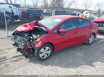 2016 Kia Forte Lx Red vin: KNAFK4A60G5469243