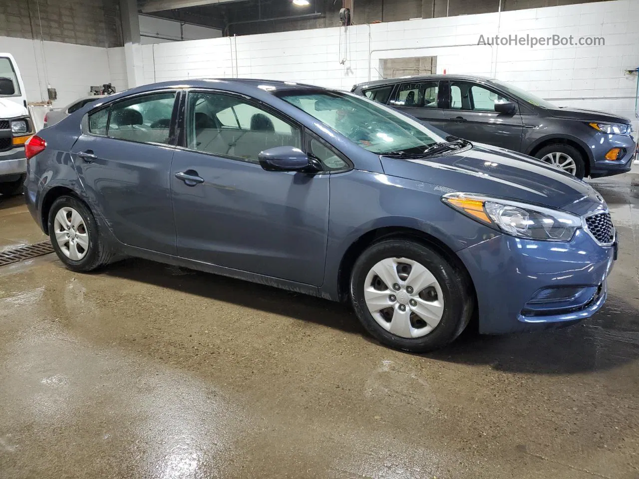 2016 Kia Forte Lx Blue vin: KNAFK4A60G5476371