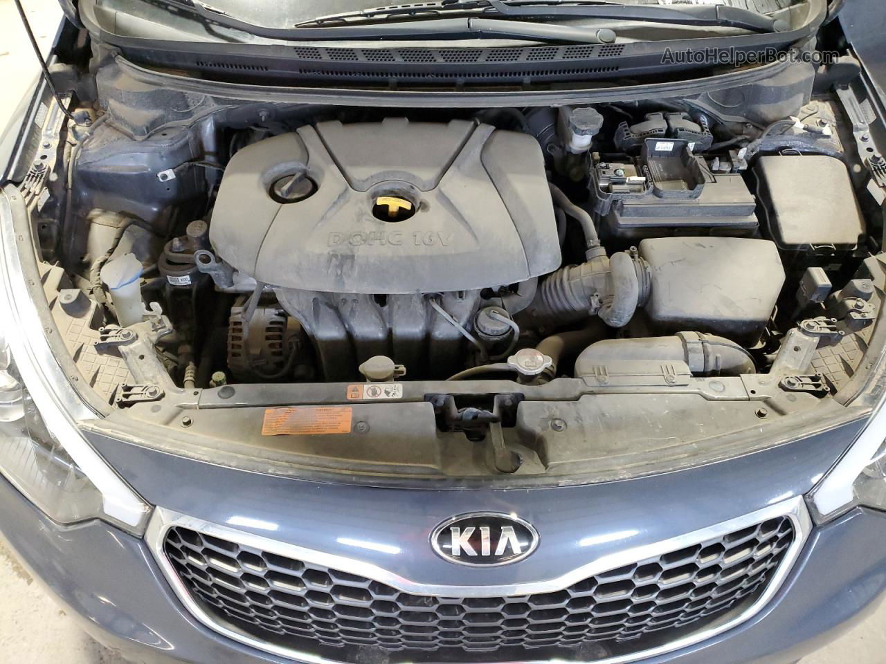 2016 Kia Forte Lx Синий vin: KNAFK4A60G5476371