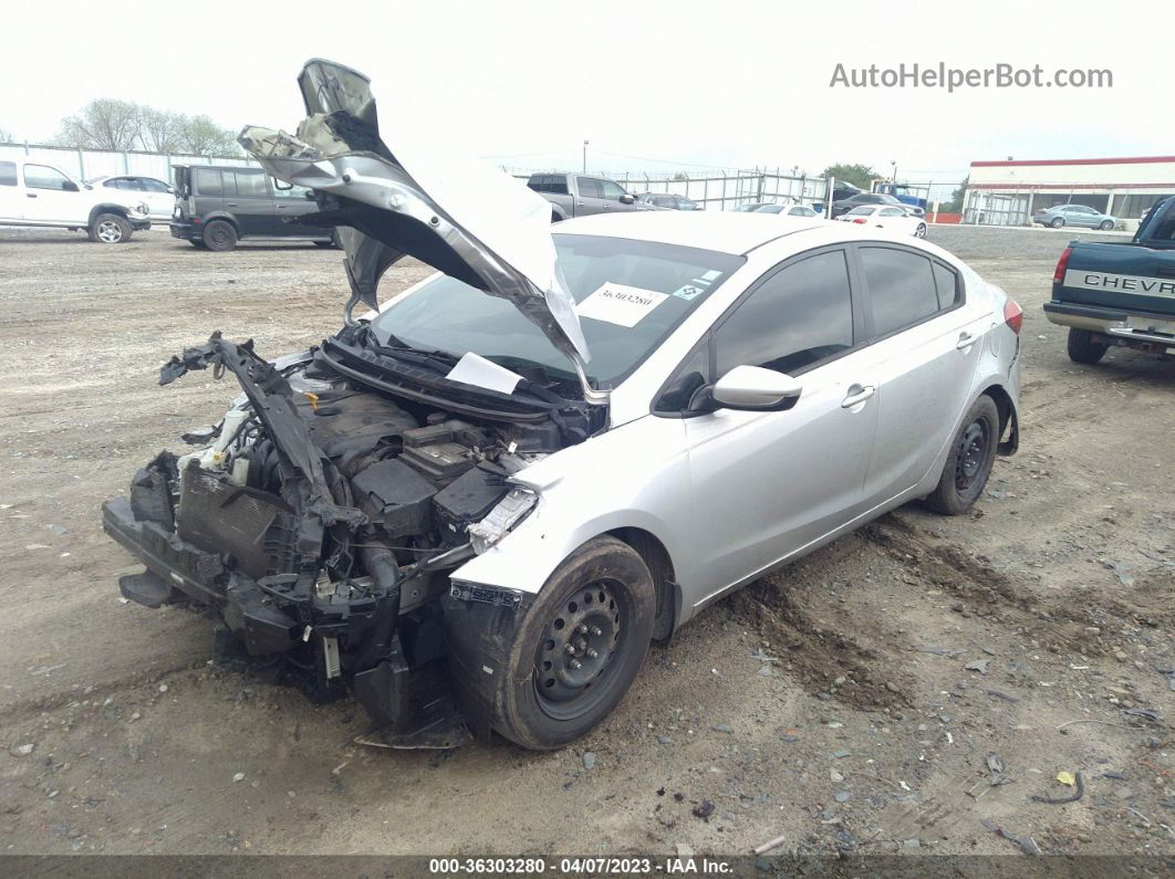 2016 Kia Forte Lx Silver vin: KNAFK4A60G5492327