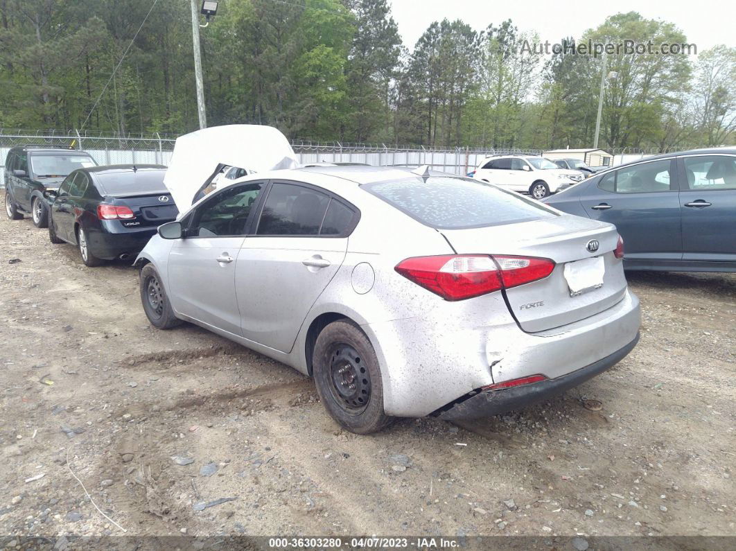 2016 Kia Forte Lx Silver vin: KNAFK4A60G5492327