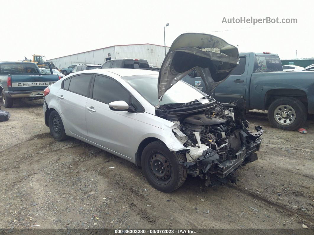 2016 Kia Forte Lx Silver vin: KNAFK4A60G5492327