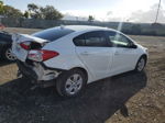 2016 Kia Forte Lx White vin: KNAFK4A60G5496409