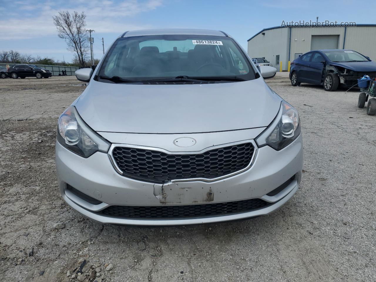 2016 Kia Forte Lx Серебряный vin: KNAFK4A60G5513984