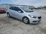 2016 Kia Forte Lx Серебряный vin: KNAFK4A60G5513984