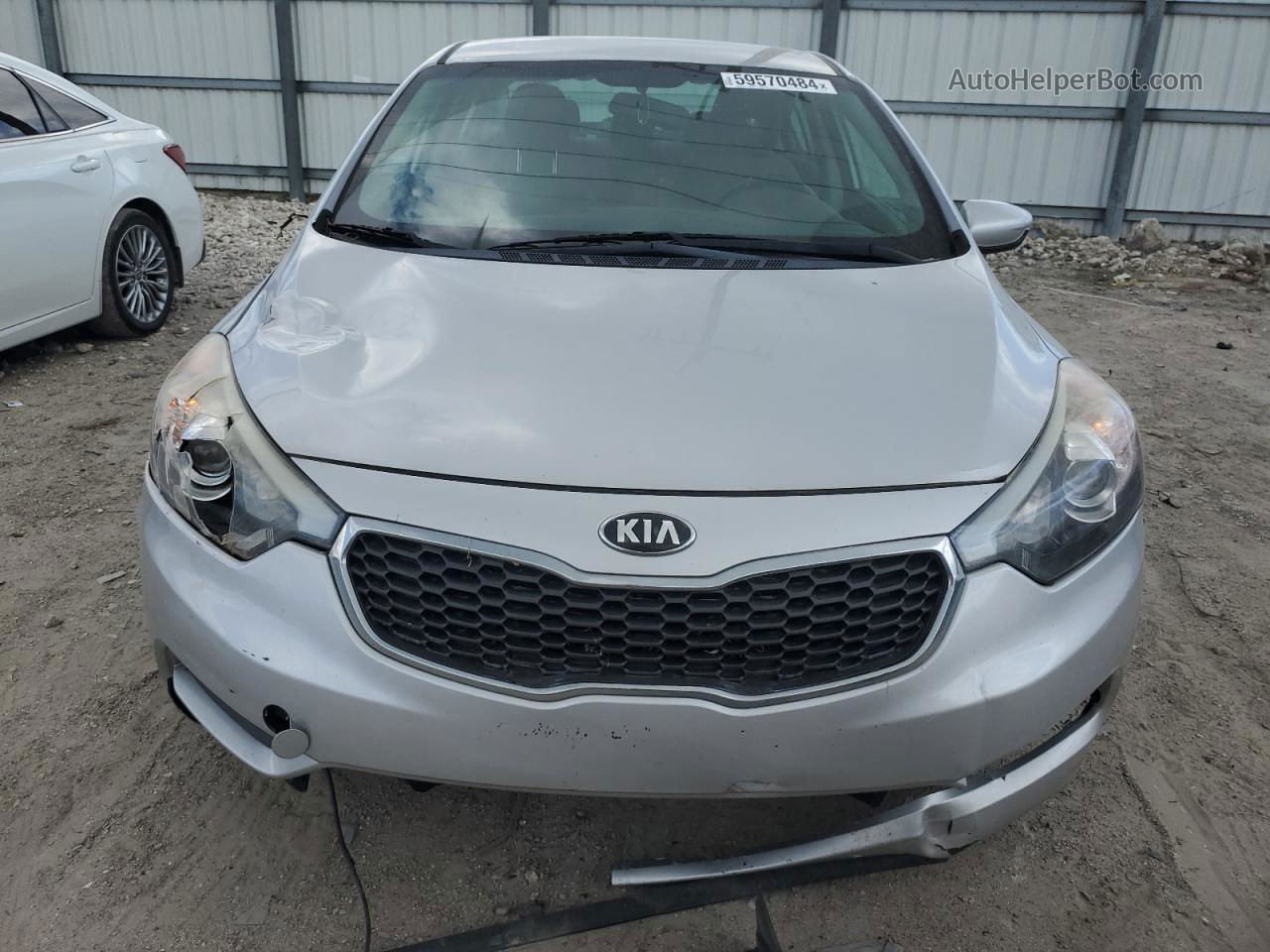 2016 Kia Forte Lx Silver vin: KNAFK4A60G5520336