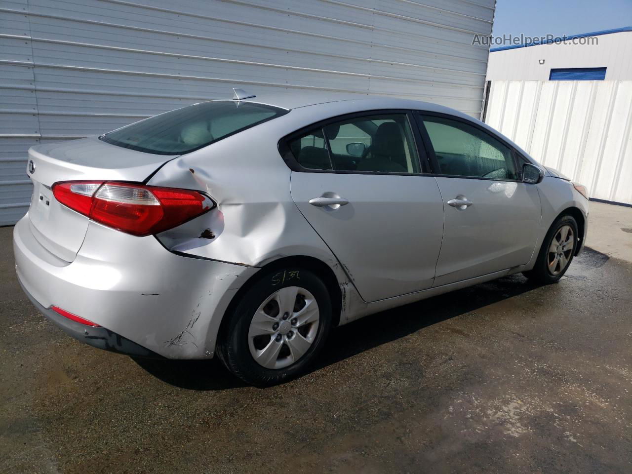 2016 Kia Forte Lx Silver vin: KNAFK4A60G5559038