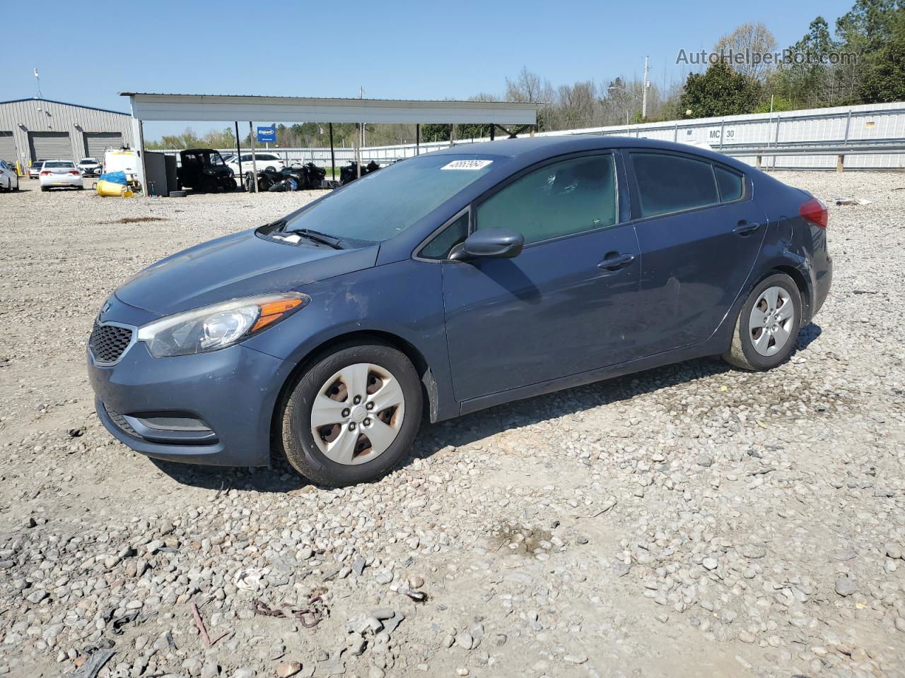 2016 Kia Forte Lx Синий vin: KNAFK4A60G5562036