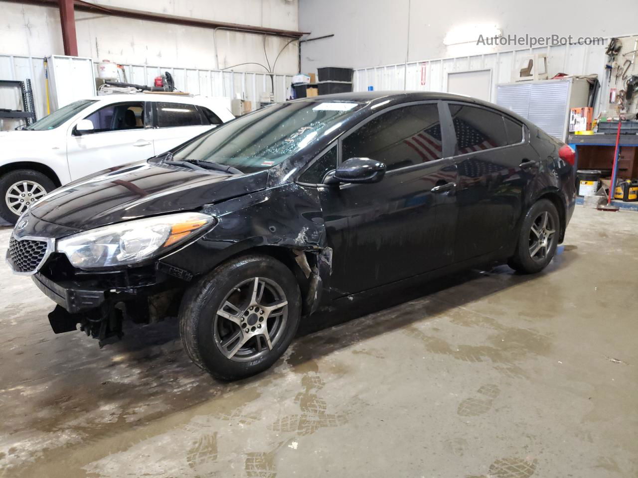 2016 Kia Forte Lx Black vin: KNAFK4A60G5576115