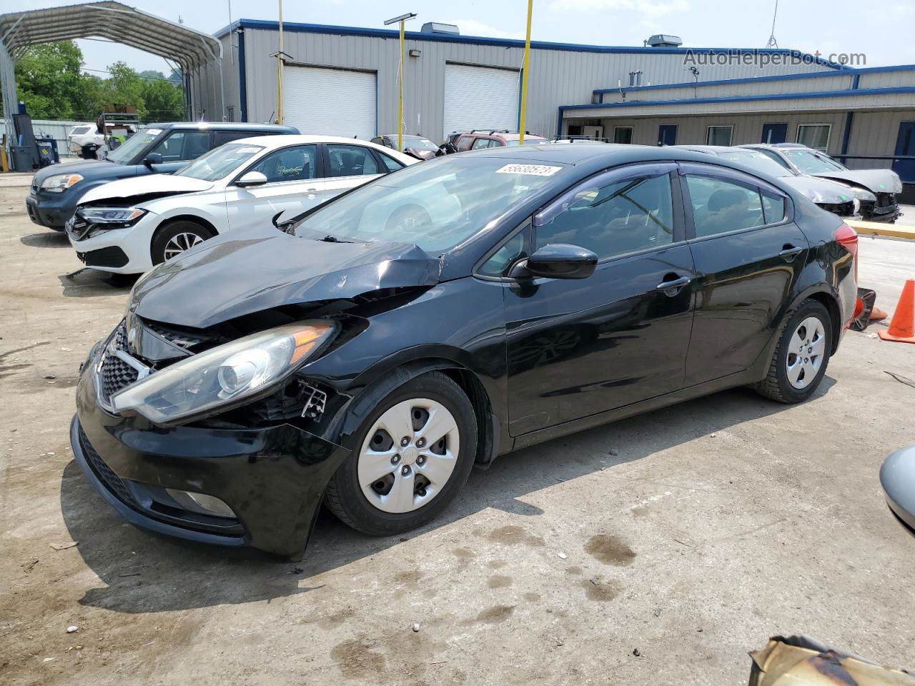 2016 Kia Forte Lx Черный vin: KNAFK4A60G5584280