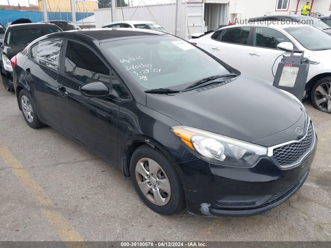 2016 Kia Forte Lx Черный vin: KNAFK4A60G5589835