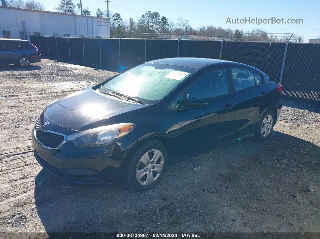 2016 Kia Forte Lx Black vin: KNAFK4A60G5591326