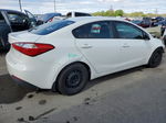 2016 Kia Forte Lx White vin: KNAFK4A60G5598079