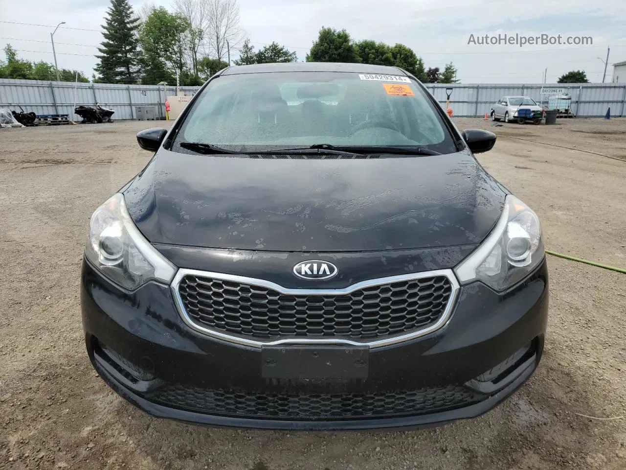 2016 Kia Forte Lx Black vin: KNAFK4A60G5600350