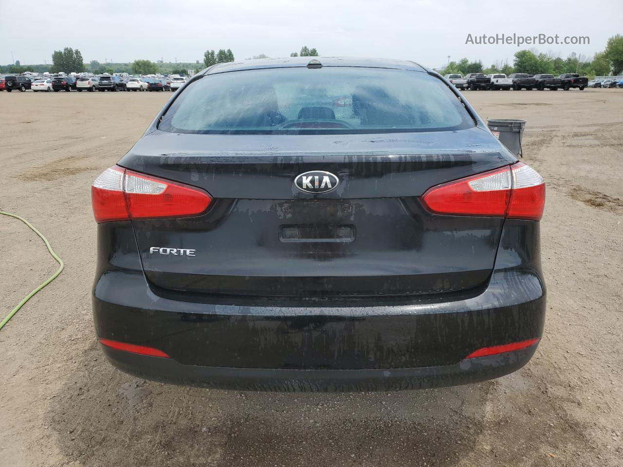 2016 Kia Forte Lx Черный vin: KNAFK4A60G5600350