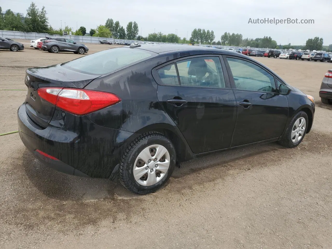 2016 Kia Forte Lx Черный vin: KNAFK4A60G5600350