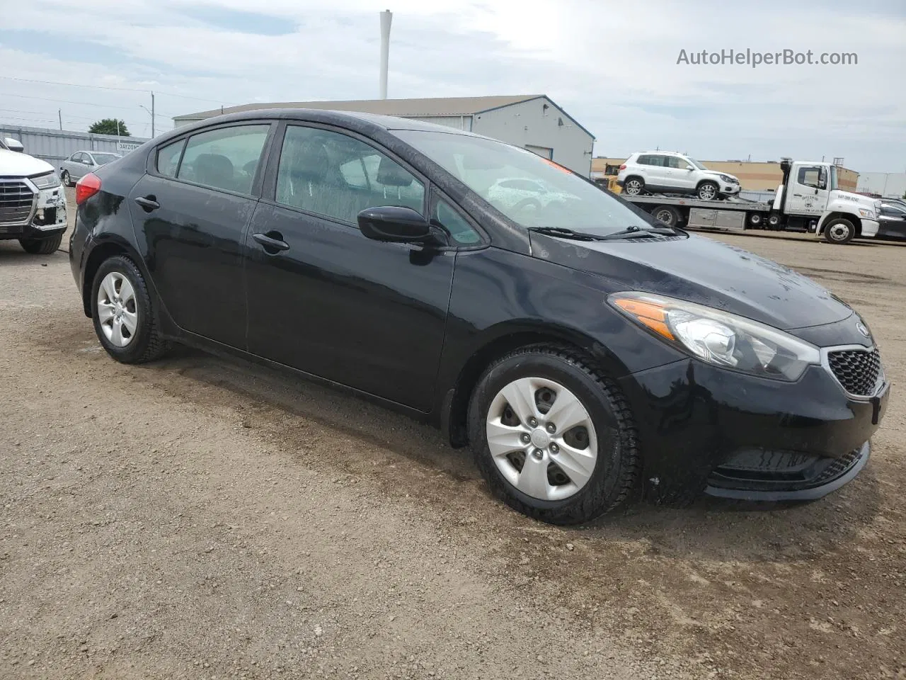 2016 Kia Forte Lx Black vin: KNAFK4A60G5600350