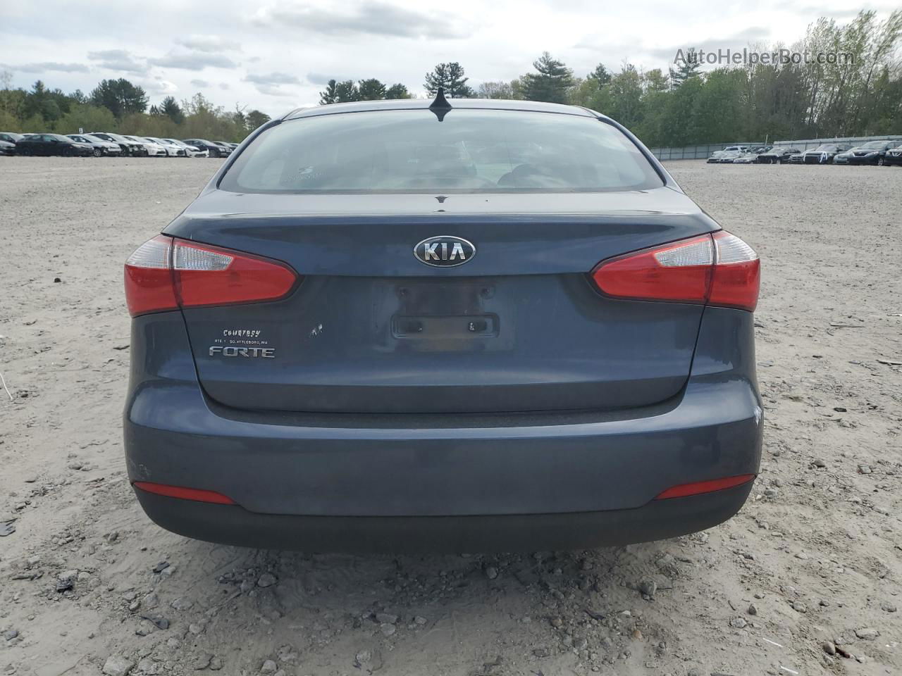 2016 Kia Forte Lx Gray vin: KNAFK4A60G5612384