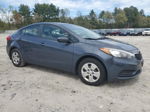 2016 Kia Forte Lx Gray vin: KNAFK4A60G5612384