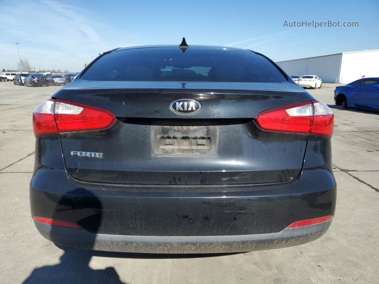 2016 Kia Forte Lx Black vin: KNAFK4A61G5516313