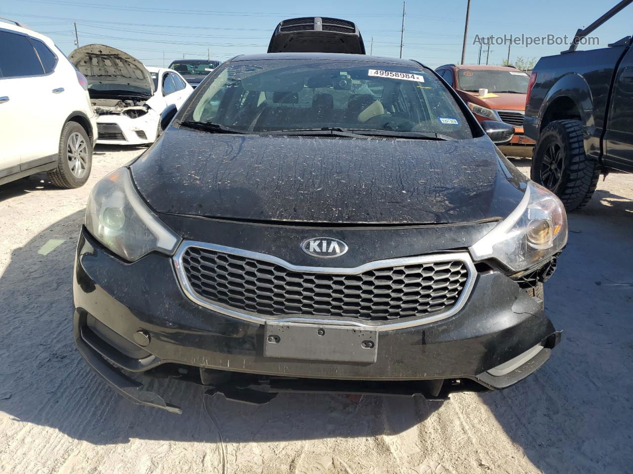 2016 Kia Forte Lx Черный vin: KNAFK4A61G5554317