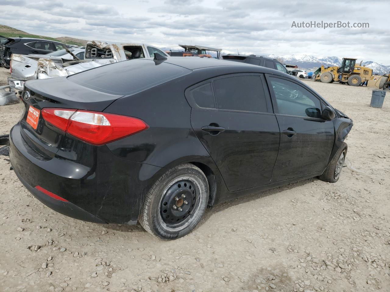 2016 Kia Forte Lx Black vin: KNAFK4A61G5559775