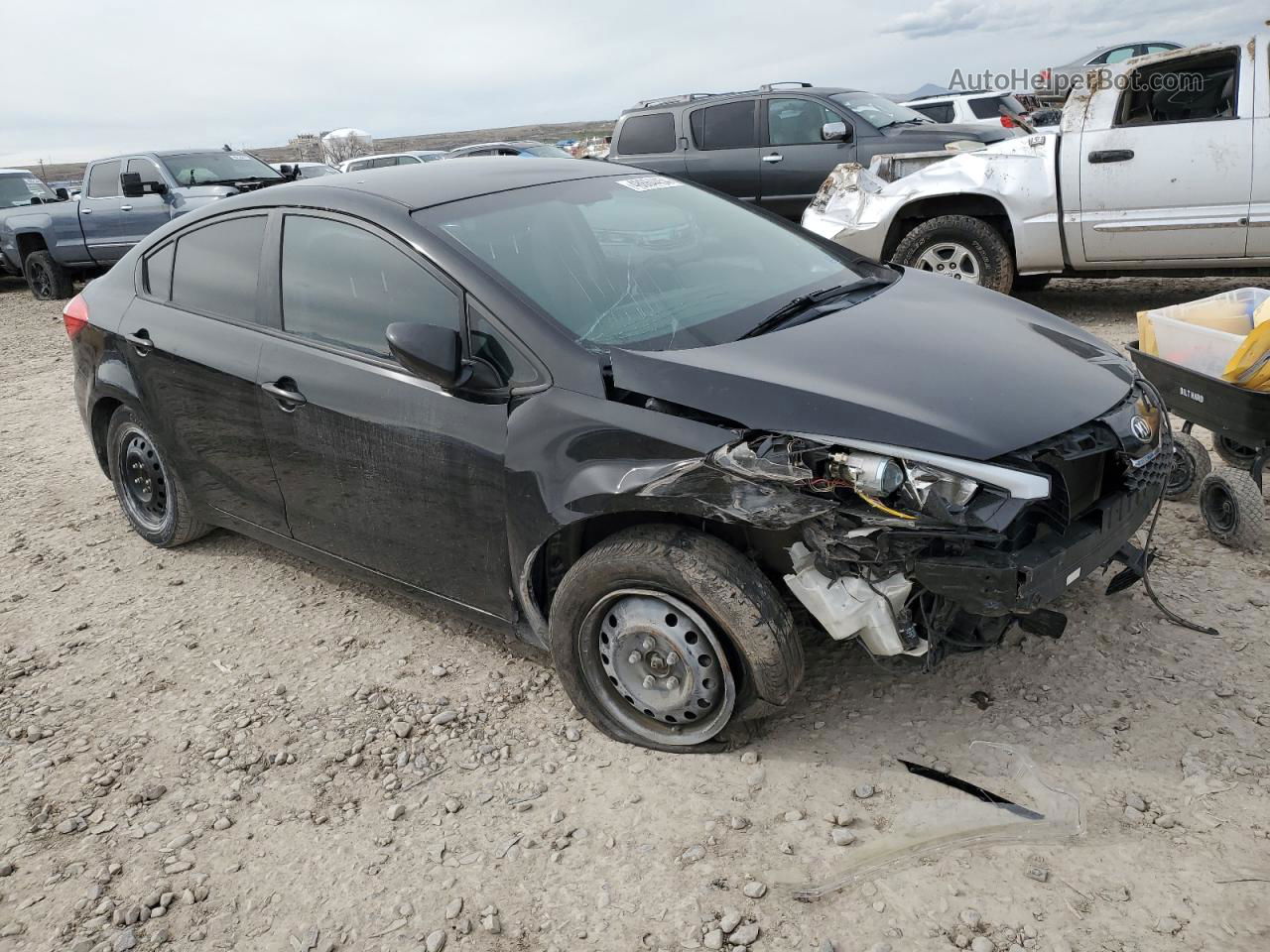 2016 Kia Forte Lx Black vin: KNAFK4A61G5559775