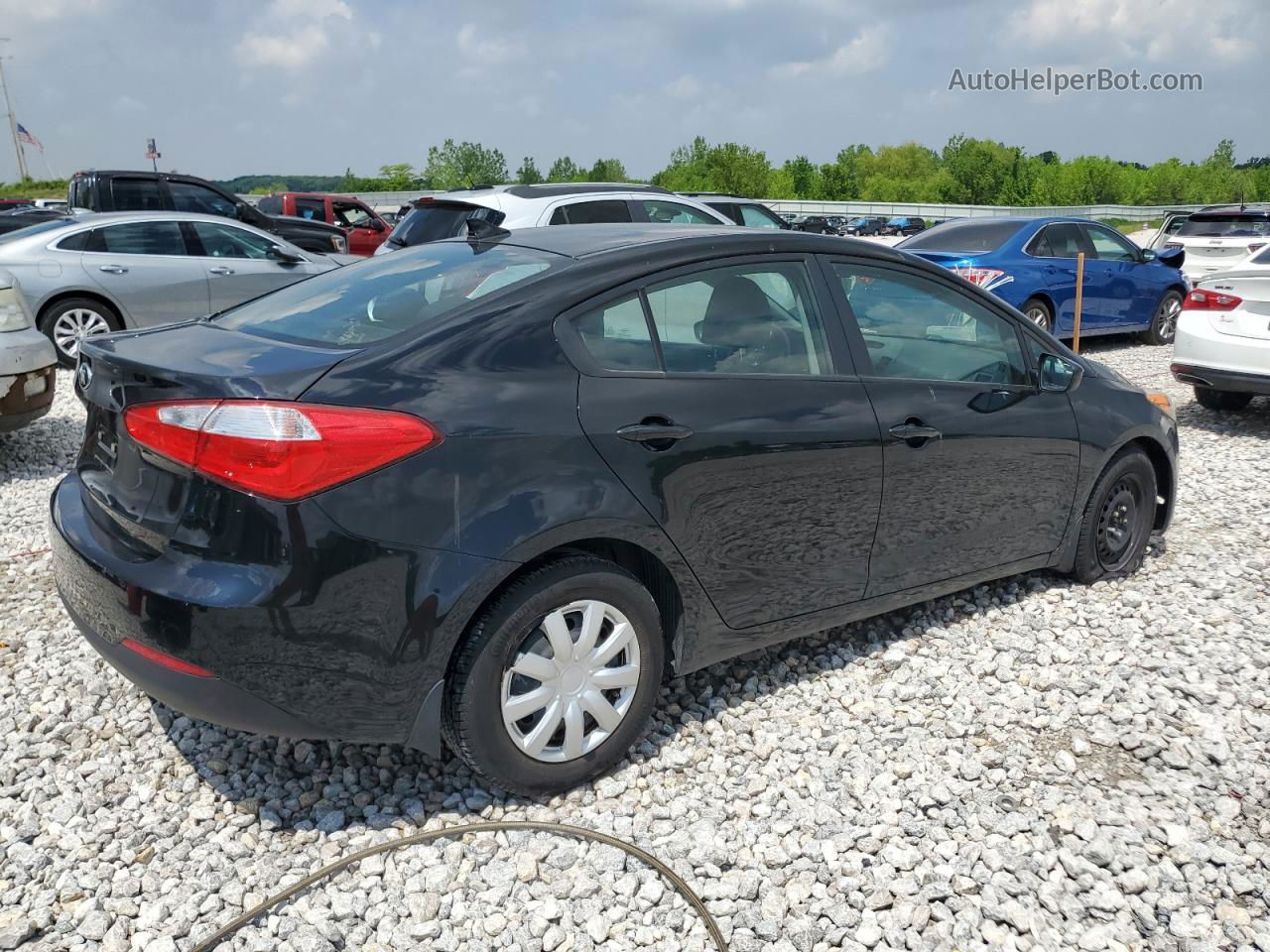 2016 Kia Forte Lx Black vin: KNAFK4A61G5569769