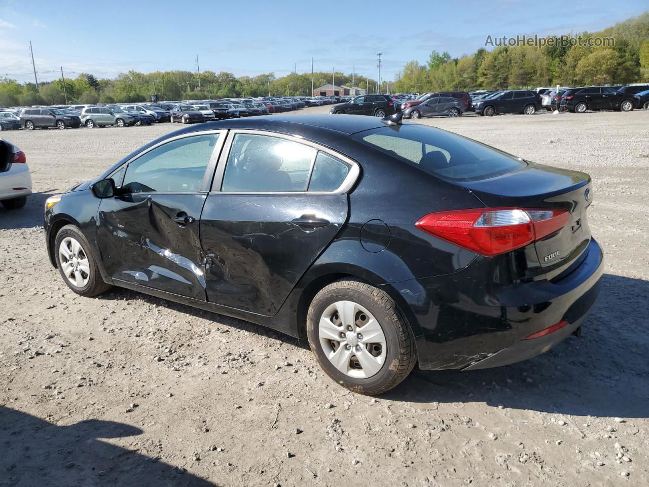 2016 Kia Forte Lx Black vin: KNAFK4A61G5569898