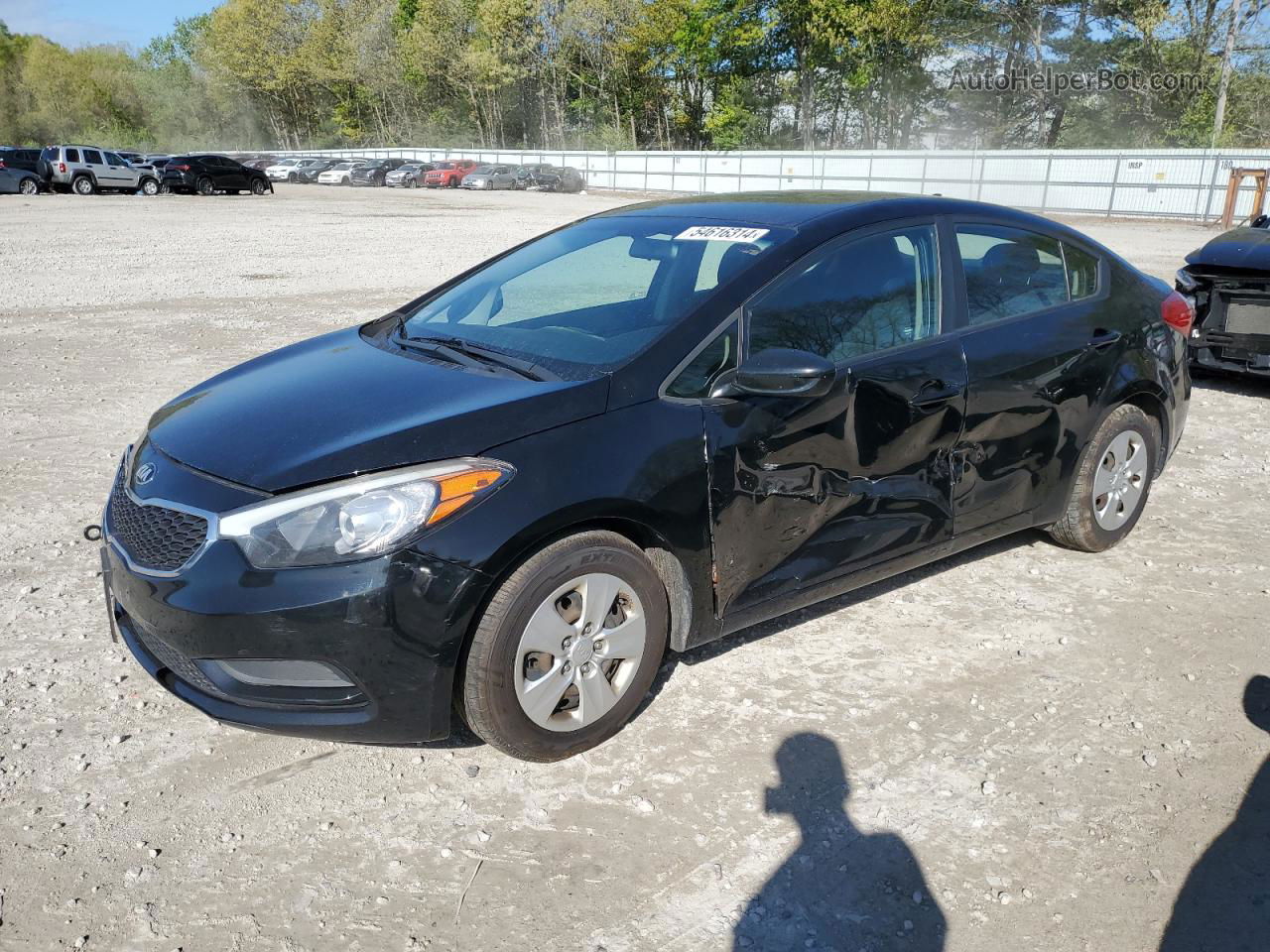 2016 Kia Forte Lx Black vin: KNAFK4A61G5569898