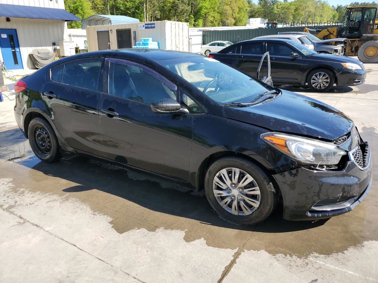 2016 Kia Forte Lx Black vin: KNAFK4A61G5619781